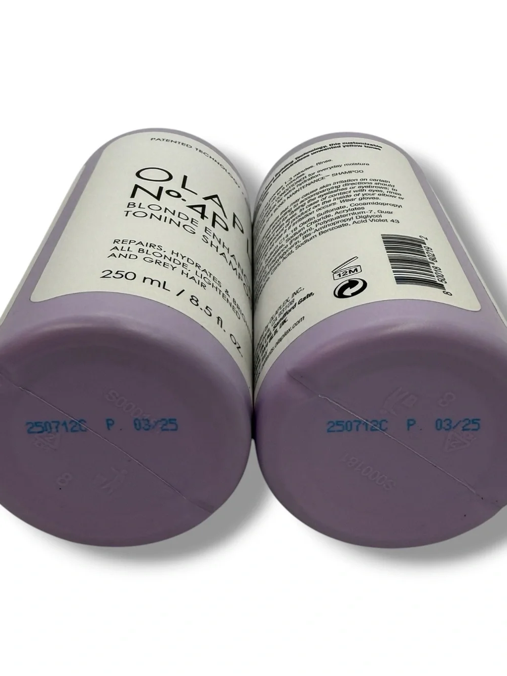 Olaplex No.4P Blonde Enhancer Purple‎ Shampoo 8.5oz Toning Repair 2 Pack